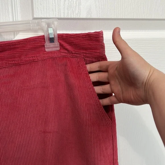 NWT Gap Barbie Pink Zip Up Corduroy Mini Skirt - Picture 3 of 9